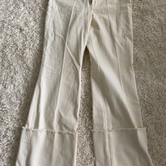 Sailor Cuff Flare, Size 26, Off-White - Picture 2 of 2